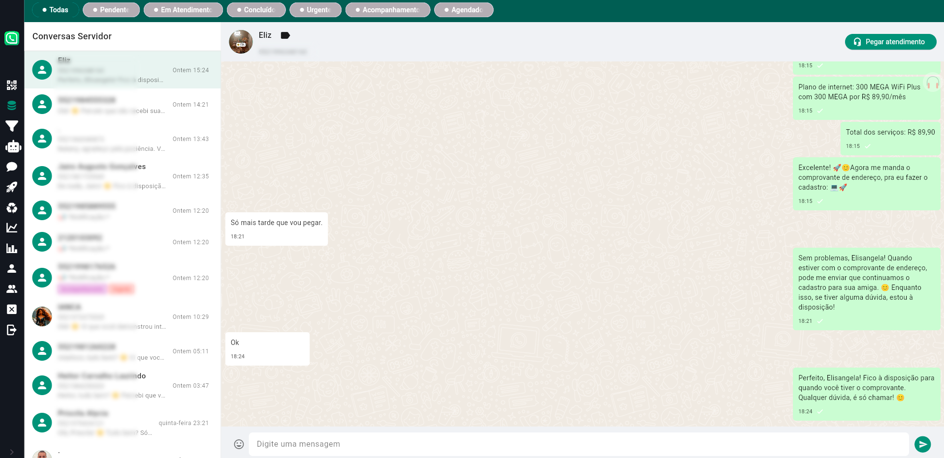 Chat com Múltiplos Atendentes